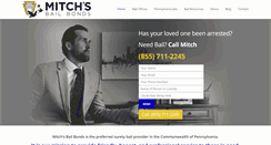 Desktop Screenshot of mitchsbailbonds.com