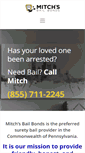 Mobile Screenshot of mitchsbailbonds.com